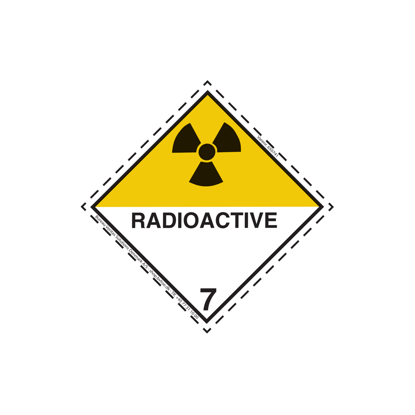 7D - Radioaktive stoffer. Anv. på køretøjer/containere