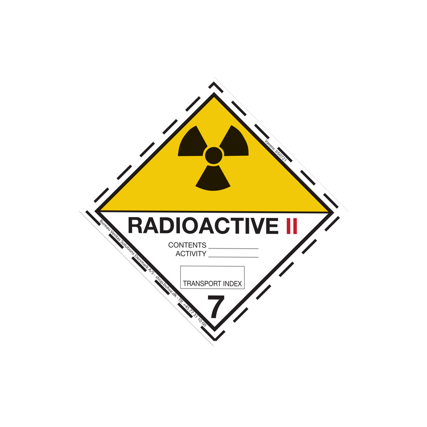 7B - Radioaktive stoffer, kategori II-GUL