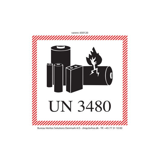 UN 3480 Lithiumionbatterier