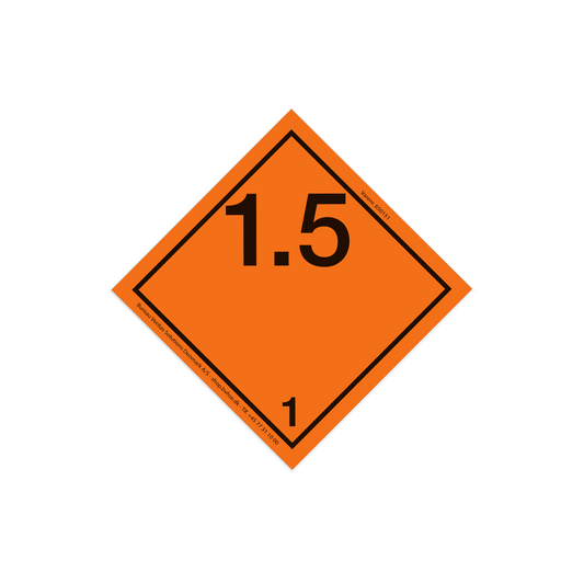 1.5 - Eksplosionsfarlig underklasse