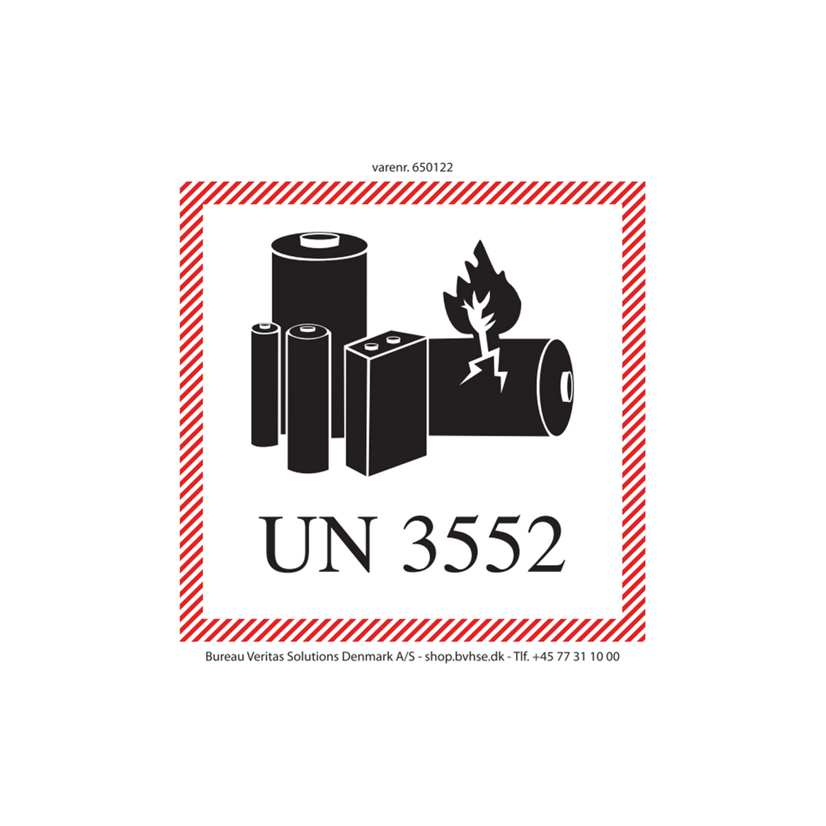 Un3500 Sticker Gå til produktoplysninger